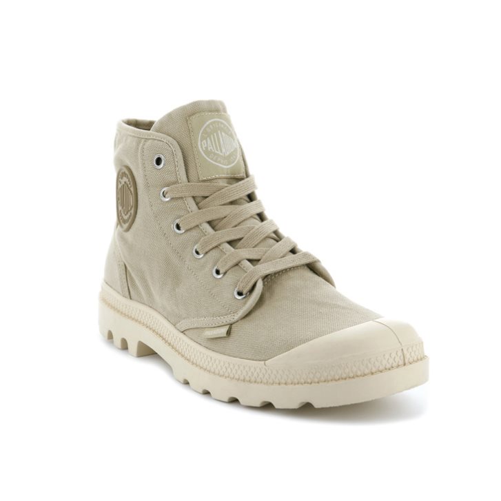 Palladium Pampa Hi Men's Boots Light Green | UK T940-ARF